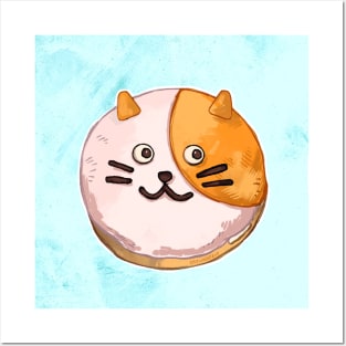 Vanilla Cat Donut Posters and Art